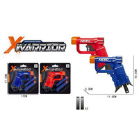 SOFT AIR GUN WITH 2 SUCTION DARTS 2ASST 11.5CM