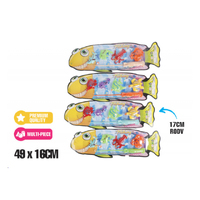 FISHING GAME WITH 17CM ROD 5PC 49X16CM