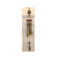 WINDCHIME 4 BRONZE TUBES 4 BELLS 70CM