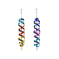 METAL MULTI COLOURED SPINNER 2ASST SOLD QTY 4