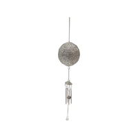 84CM SILVER BALL WINDCHIME QTY 2