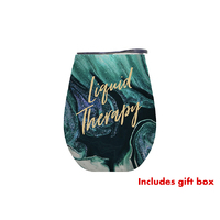 LIQUID THERAPY WINE TUMBLER SOLD QTY2