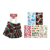 XMAS LOOT BAGS 6PK 14X23CM SOLD QTY12