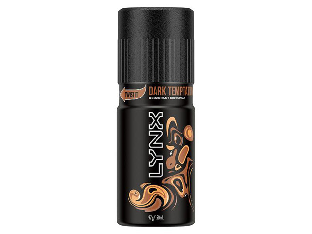 LYNX DEO DARK TEMPATION 150ML SOLD QTY 6