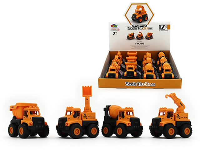 FRICTION CONSTRUCTION BUILDERS TRUCK 8CM UN12