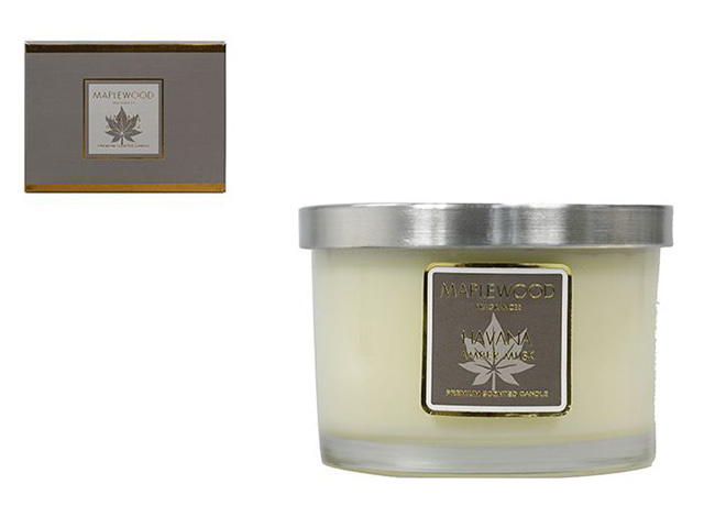 SOY BLEND CANDLE 2 WICK 340G 40H HAVANA