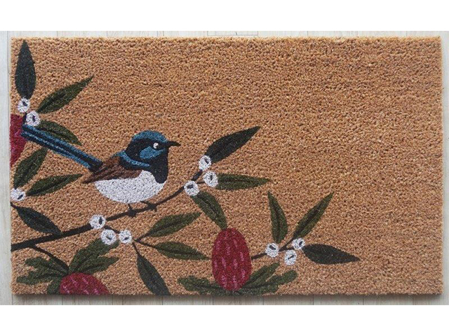 LATEX COIR BLUE WREN 45X75CM