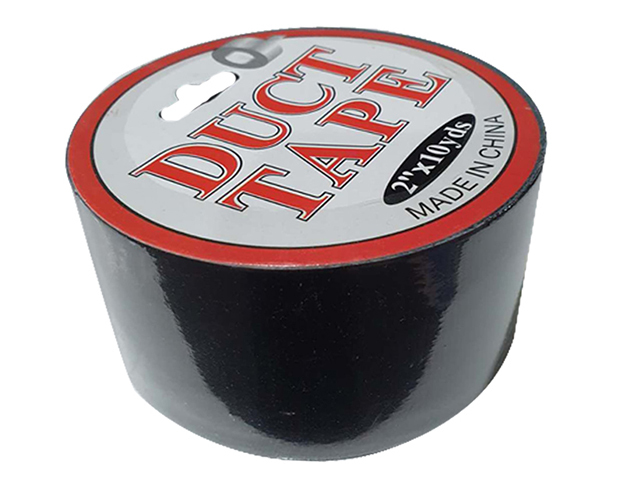 DUCT TAPE 2"X10M BLACK SOLD QTY6