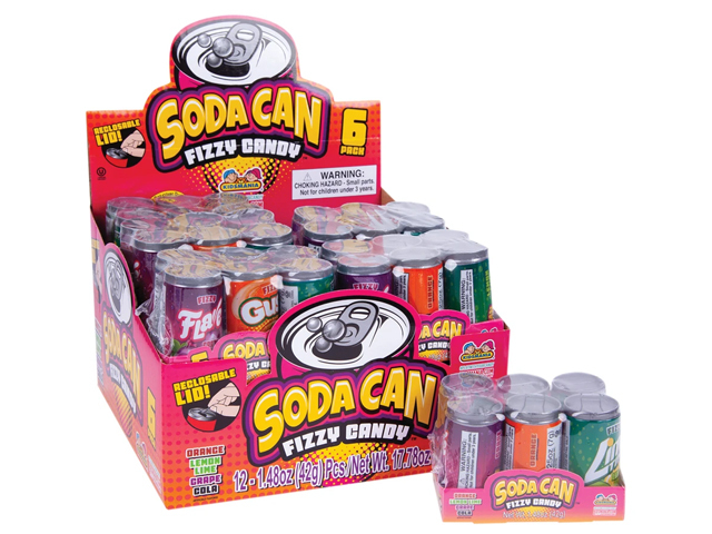 SODA CAN 6PK 42G UN12