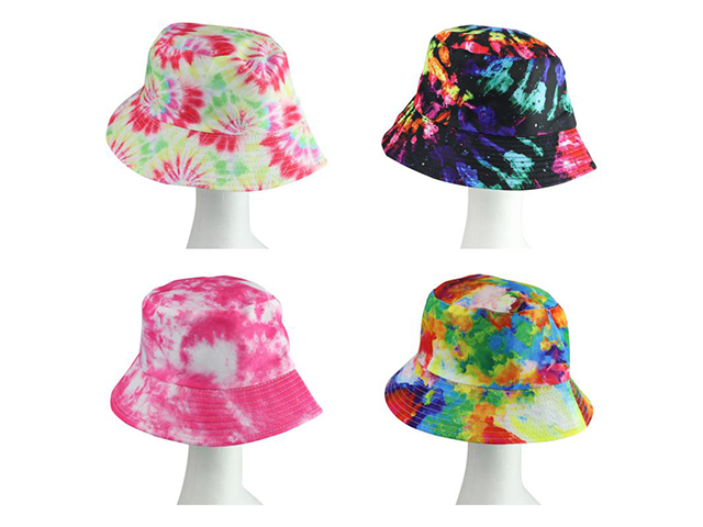 TIE DIE BUCKET HAT 4ASST