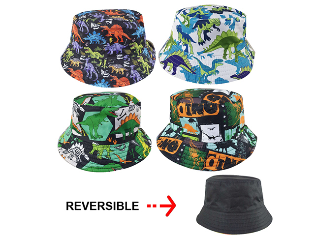 BUCKET HAT REVERSIBLE KIDS 6ASST