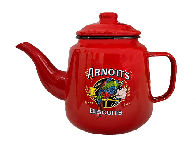 ENAMEL TEAPOT ARNOTTS 1.4L