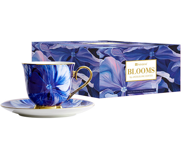 BLOOMS MOONLIT CUP AND SAUCER