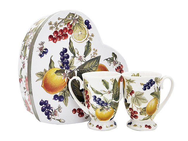 FRUIT 2PC 280CC MUG SET