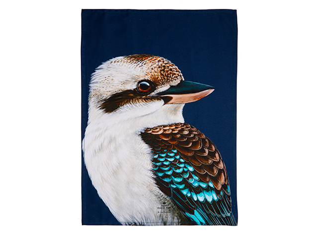 MODERN BIRDS KOOKABURRA KITCHEN TOWEL