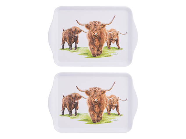 HIGHLAND HERD 2PK SCATTER TRAY