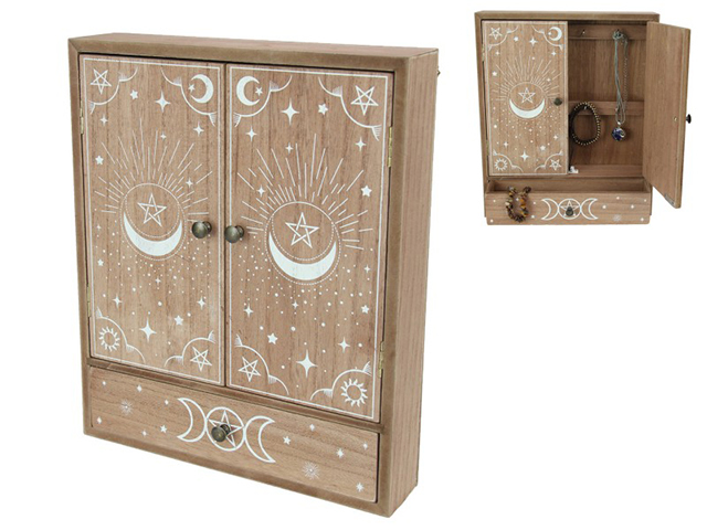 30X25CM WICCAN MDF KEY CABINET QTY 2