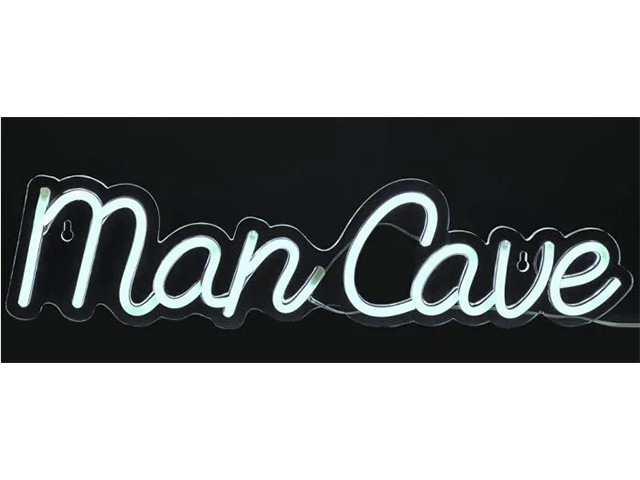 NEON USB MAN CAVE SIGN  45x1.5x11cm