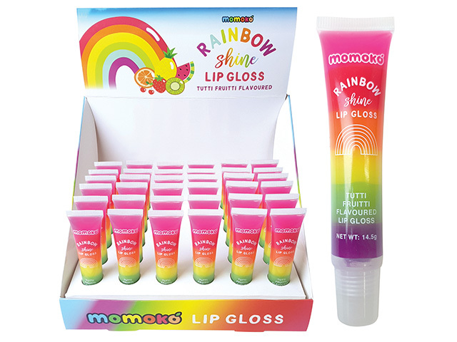 MOMOKO RAINBOW LIP GLOSS UN36