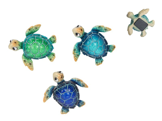 8CM HAPPY MARBLE TURTLE MAGNET 3ASST UN12