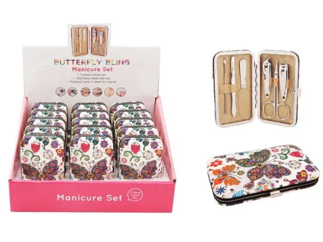 BUTTERFLY BLING MANICURE SET UN15