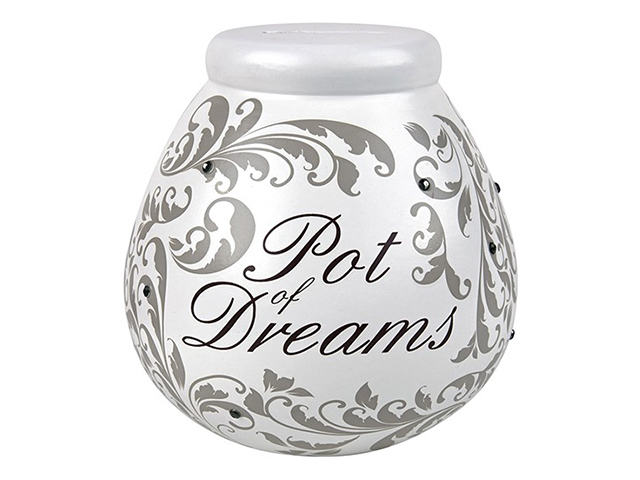 FLEUR DE LYS SILVER POT OF DREAMS