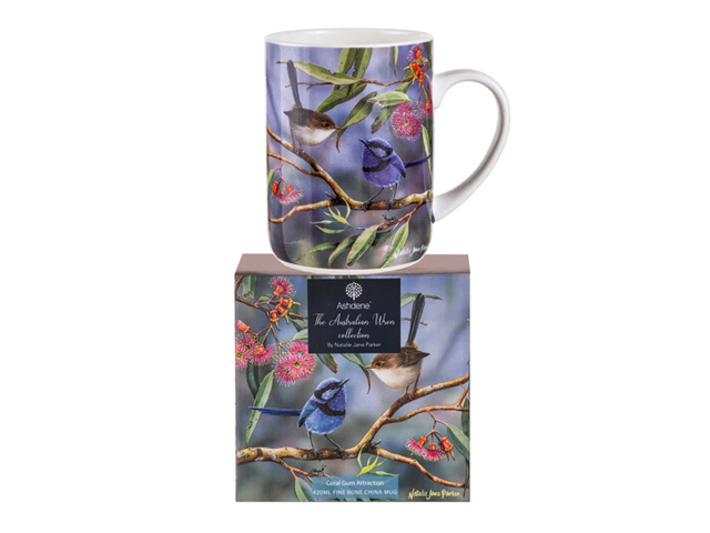 AUSTRALIAN WREN CORAL GUM ATTRACTION MUG