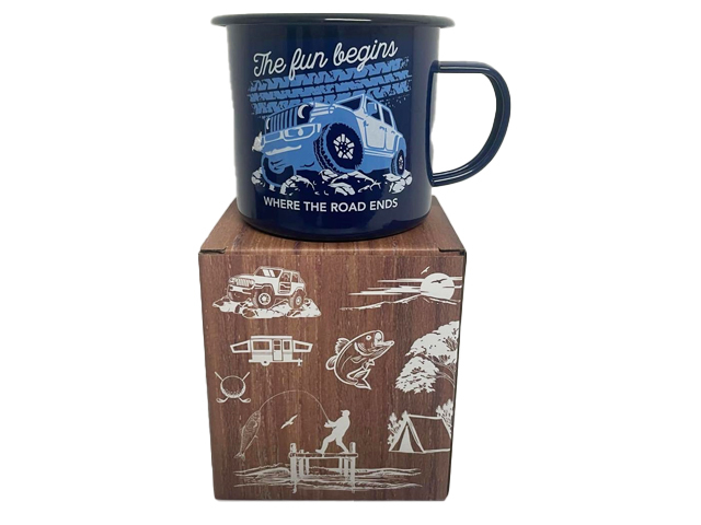 4X4 ADVENTURE ENAMEL MUG SOLD QTY2