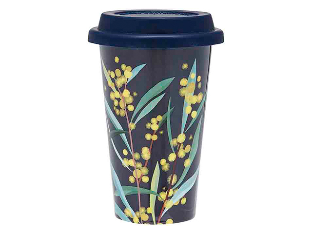 NATIVE GRACE WATTLE TRAVEL MUG