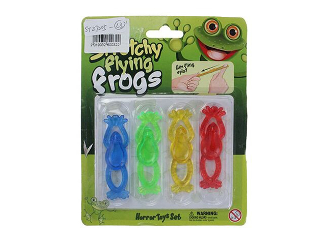 TOY STRETCHY LYING FROGS UN24