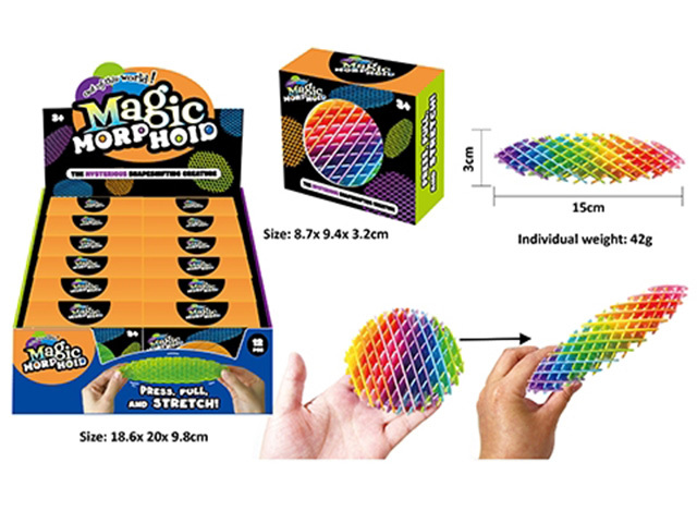 MAGIC MORPHOID MEDIUM 15X3CM RAINBOW UN12