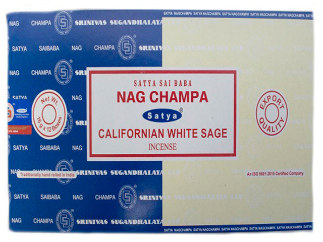 NAG CHAMPA WHITE SAGE 16G UN12