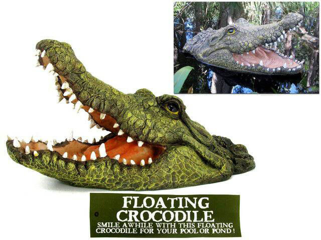 46CM FLOATING CROC HEAD QTY 2