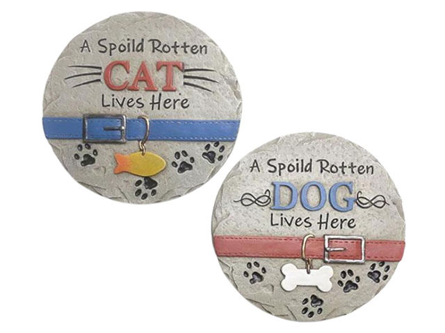 DOG/CAT STONES 25CM 2ASST