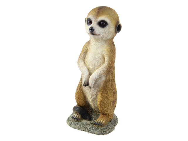 25CM STANDING CUTE MEERKAT QTY 2