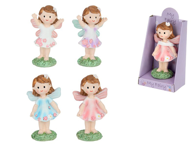 6CM FAIRY IN GIFT BOX 4ASST UN12