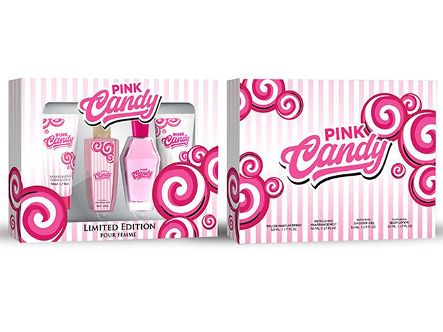 WOMENS PERFUME GIFT SET PINK CANDY