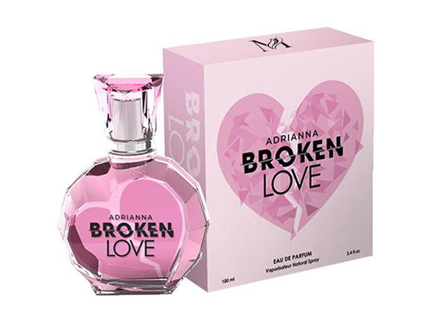 WOMENS PERFUME 100ML ADRIANNA BROKEN LOVE