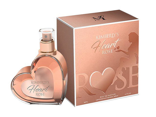 WOMENS PERFUME 100ML KIMBERLYS HEART ROSE