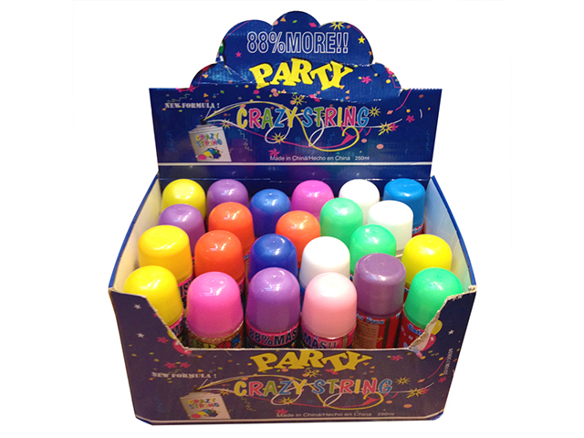 PARTY CRAZY STRING CAN 250ML UN24