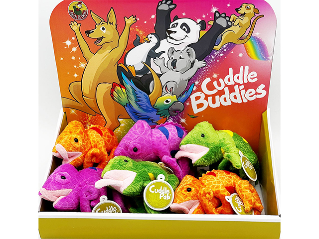 CUDDLE BUDDIES CHAMELEON 17CM ASST