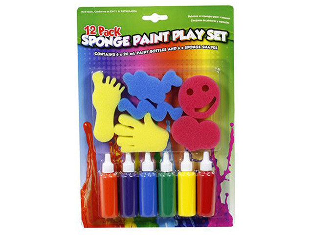 SPONGE AND PAINT PLAY SET