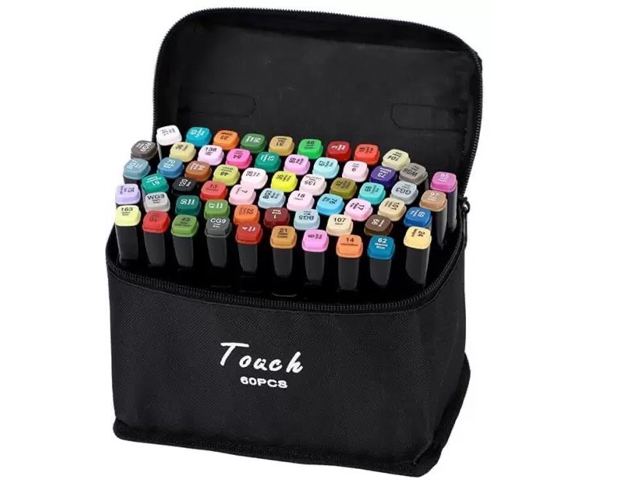 DUAL TIP MARKER PEN SET 60PC