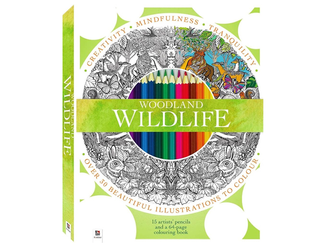 WOODLAND WILDLIFE COLOURING KIT