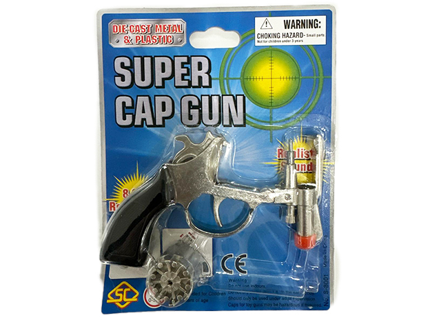 SMALL DIE CAST CAP REVOLVER