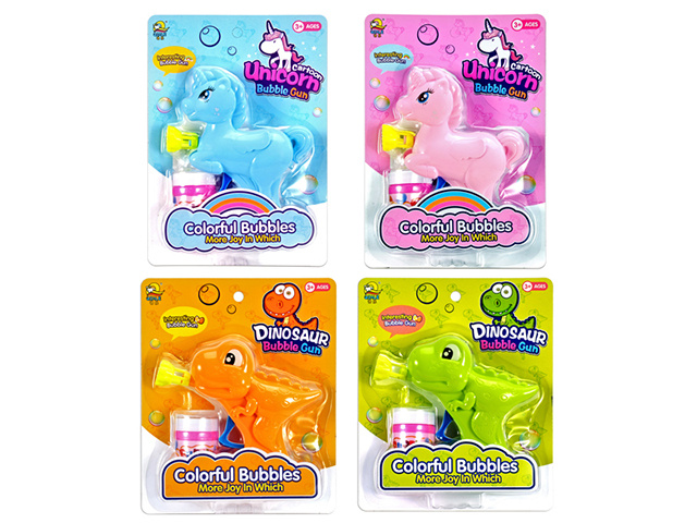 BUBBLE GUN UNICORN/DINO