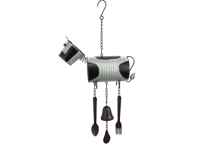 60CM TIN COW WINDCHIME 2ASST