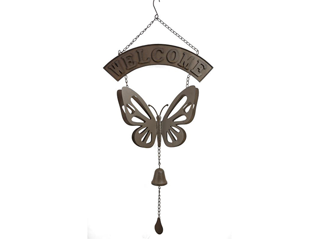 85CM HANGING 3D BUTTERFLY WELCOME HANGER QTY 2