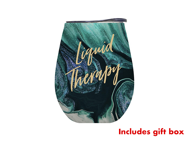 LIQUID THERAPY WINE TUMBLER SOLD QTY2