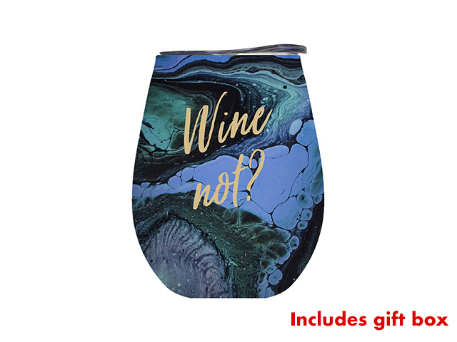 WINE NOT WINE TUMBLER SOLD QTY2
